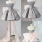 Silbernes funkelndes Homecoming-Kleid, kurze Pailletten, Ballkleid, Abendkleid, Abschlusskleid, Partykleid, gh4555