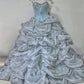 Girlhomeshops - Wunderschönes, funkelndes, elegantes, langes Ballkleid aus Tüll in Rosa, gh5320