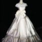 Elfenbeinweißes Kleid für Erwachsene, süß, elegant, Tüll, lang, Ballkleid, Abendkleid, gh4470