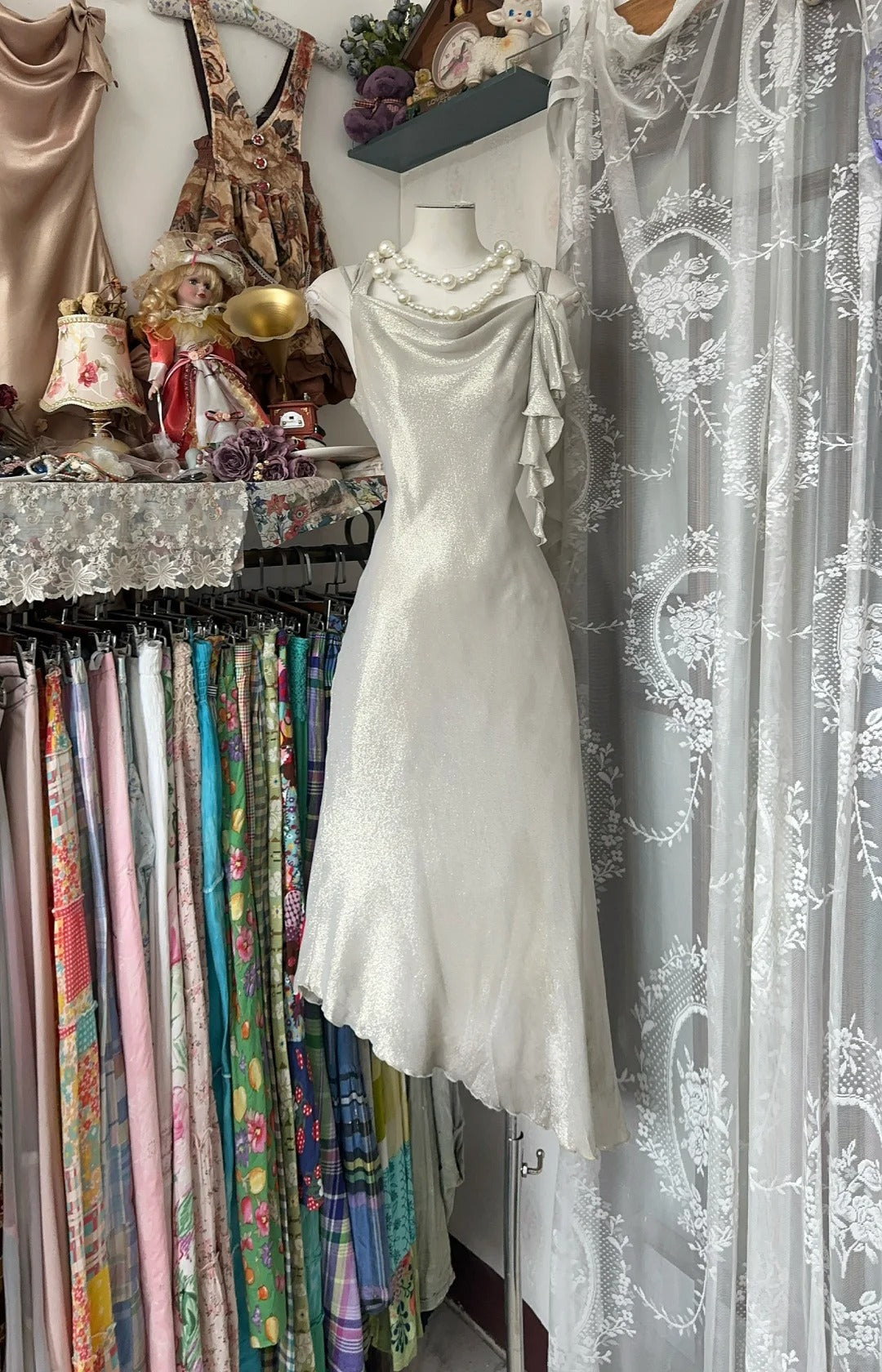 Girlhomeshops-Robe de soirée longue et élégante, argentée, à la mode, gh5188