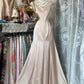 Girlhomeshops - Robe de soirée longue en satin rose clair, élégante et simple, idéale pour un anniversaire, gh5173