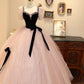 Rosa Süßes Niedliches Modisches Elegantes Langes Tüll Ballkleid Abendkleid Ballkleid Abschlusskleid Geburtstagskleid gh4242