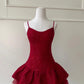 Kurzes Satin-Abendkleid/Geburtstagskleid gh6801