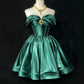 Grünes Prinzessinnen-Juwelen-Kurzkleid, modisches Retro-Heimkehrkleid, Ballkleid, Abendkleid, gh4366
