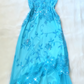 Rosa Mode Exquisite Perlen Spaghetti Strap A-Linie Spitze Bodenlangen Elegante Ballkleid Abendkleid gh3168
