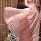 Robe de bal longue en tulle rose à fleurs, élégante, robe de soirée, robe de demoiselle d'honneur, gh4461