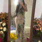 Robe de soirée longue et élégante en mousseline de soie, avec perles de fée, gh4752