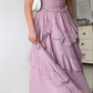 Purple Vintage Elegant Fashion Long Tulle Chiffon Ball Gown Evening Dress Wedding Guest Dress Birthday Party Dress gh4062