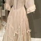 Ivory White Vintage Elegant Long Chiffon Ball Gown Evening Dress Bridesmaid Dresses gh4104