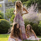 Purple Fashion Elegant Floral Long Chiffon Ball Gown Evening Dress Party Dress gh3328