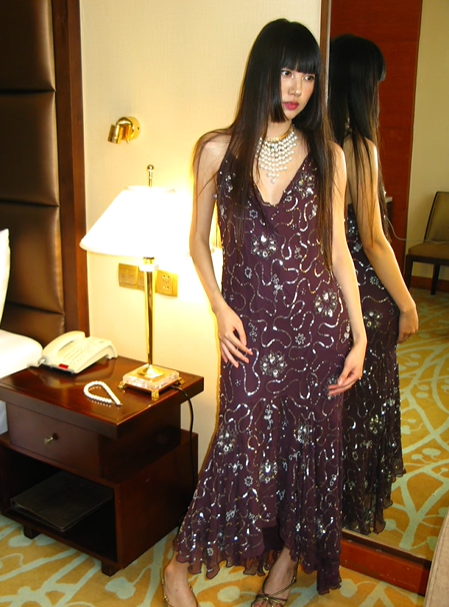 Deep Plum Spaghetti Strap Fitted Waist Slim Beaded Vintage Exquisite Prom Gown, Evening Party Dress gh8366