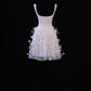 Girlhomeshops-Pink Feather Exquisite Beaded Short Tulle Homecoming Dress Birthday Party Dress gh5377