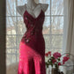 Pink Gorgeous Elegant Romantic Exquisite Beaded Sequin Midi/Short Chiffon Ball Gown Evening Dress Birthday/Wedding Guest Party Dress Prom Dress gh4019