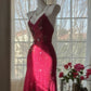 Pink Gorgeous Elegant Romantic Exquisite Beaded Sequin Midi/Short Chiffon Ball Gown Evening Dress Birthday/Wedding Guest Party Dress Prom Dress gh4019