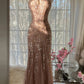 Rosa Luxus wunderschöne elegante romantische exquisite Perlen lange Chiffon Ballkleid Abendkleid Partykleid Ballkleid Valentinstag Datum Kleid gh4047