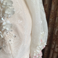White Spaghetti Strap Puffy Bud Skirt Prom Dress, Birthday Gown gh7252