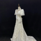 Off White Strapless Elegant Long Romantic Gown, Beaded Decoration, Cinched Slim Waist, Wedding Dress & Bridal Gown gh8106