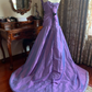 Light Purple One-Shoulder Spaghetti Strap Waist-Cinched Mermaid Skirt Prom Dress, Evening Gown, Graduation Party Dress gh7253