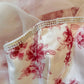 Robe de bal bandeau rouge et blanche à fleurs : décoration florale 3D, jupe à volants, robe rétro pour tea party gh6575
