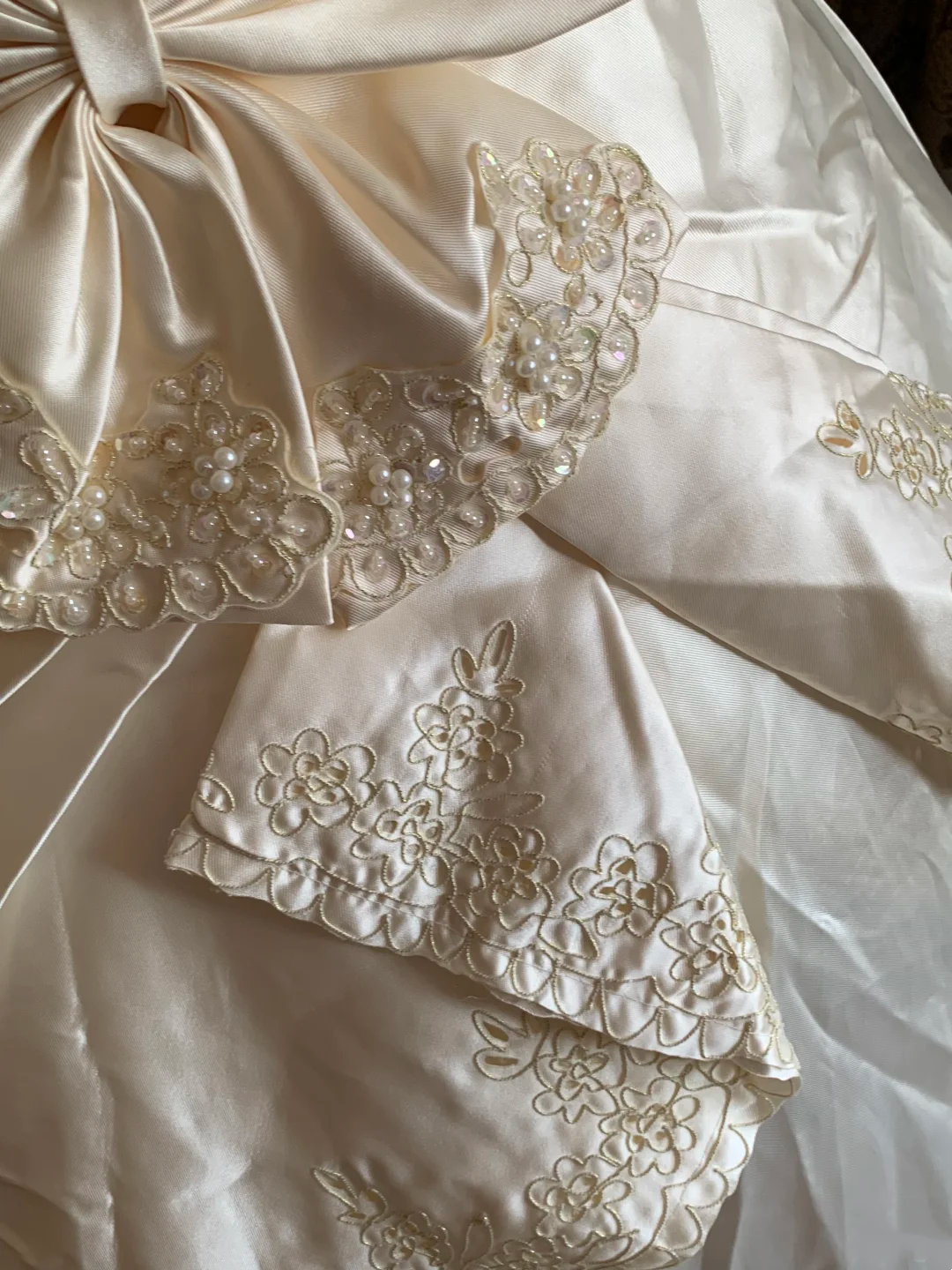Ivory Strapless Waist-Cinched Voluminous Skirt Prom Dress, Evening Gown, Wedding Dress, Graduation Gown gh7254
