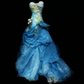 Light Blue Strapless Dreamy Floral Waist-Cinching Slim Elegant Prom Gown, Evening Formal Dress gh7330