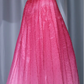 ✨Girlhomeshops-Ombre Red Pink Beaded Spaghetti Strap Long Prom Gown gh10120