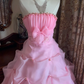 Light Pink Strapless Waist-Cinched Voluminous Skirt Prom Dress, Birthday Gown, Graduation Gown gh7255