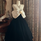 Black Off-the-Shoulder Waist-Cinched A-Line Voluminous Skirt Prom Dress, Evening Gown, Graduation Gown gh7256