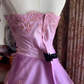 Lilac Strapless Waist-Cinched Voluminous Skirt Prom Dress, Birthday Ball Gown, Evening Party Gown gh7285