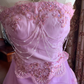 Lilac Strapless Waist-Cinched Voluminous Skirt Prom Dress, Birthday Ball Gown, Evening Party Gown gh7285