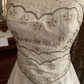 White Vintage Strapless Waist-Cinched Voluminous Skirt Prom Dress, Evening Gown gh7259