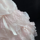 Blush Pink Strapless Romantic Gown with Embroidery, Cinched Waist, Fluffy Tiered Princess Skirt, Wedding Dress & Bridal Gown gh8159
