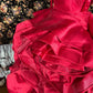 Rotes, langes Satin-Ballkleid-Abendkleid gh4767