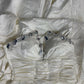 Girlhomeshops-White exquisite beaded long satin ball gown wedding dress bridal gown gh5352