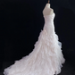 Blush Pink Strapless Sexy Long Romantic Gown, Cinched Waist & Slim Bodycon Hip Design, Wedding Dress & Bridal Gown gh8160
