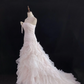 Blush Pink Strapless Sexy Long Romantic Gown, Cinched Waist & Slim Bodycon Hip Design, Wedding Dress & Bridal Gown gh8160