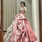 Rosa Prinzessinnen-Ballkleid gh6659