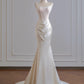 Girlhomeshops--✨Exquisite lace long floor-length satin prom dress wedding dress gh5481