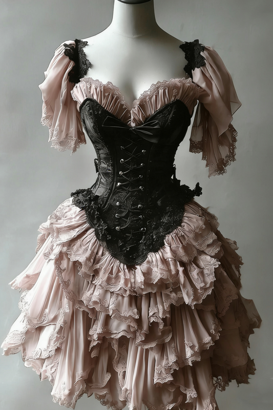 Neues kurzes Retro-Kleid für Mädchen gh6524