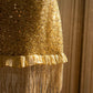 Gold Luxury Shiny Gorgeous Cute Elegant Exquisite Tassel Short Sequin Homecoming Dress Prom Dress Evening Dress Party Dress gh4165