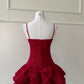 Kurzes Satin-Abendkleid/Geburtstagskleid gh6801
