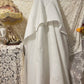 Robe de bal longue en satin blanc avec perles exquises, robe de soirée, robe de mariée gh4511