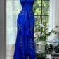 ✨Girlhomeshops-Robe de soirée longue en mousseline de soie, exquise et magnifique, avec perles vertes, gh4987