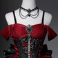 Girlhomeshops-Black red beaded tulle lace short homecoming dress birthday dress gh5347