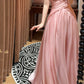 Robe de bal longue en tulle rose à fleurs, élégante, robe de soirée, robe de demoiselle d'honneur, gh4461