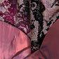 Purple Lace Beautiful Mermaid Long Satin Ball Gown Evening Dress gh4440
