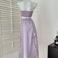 Purple fairy short/long homecoming dress party dress birthday dress gh4562