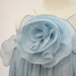 Girlhomeshops-Blue floral halter long backless chiffon party dress wedding guest dress gh5063