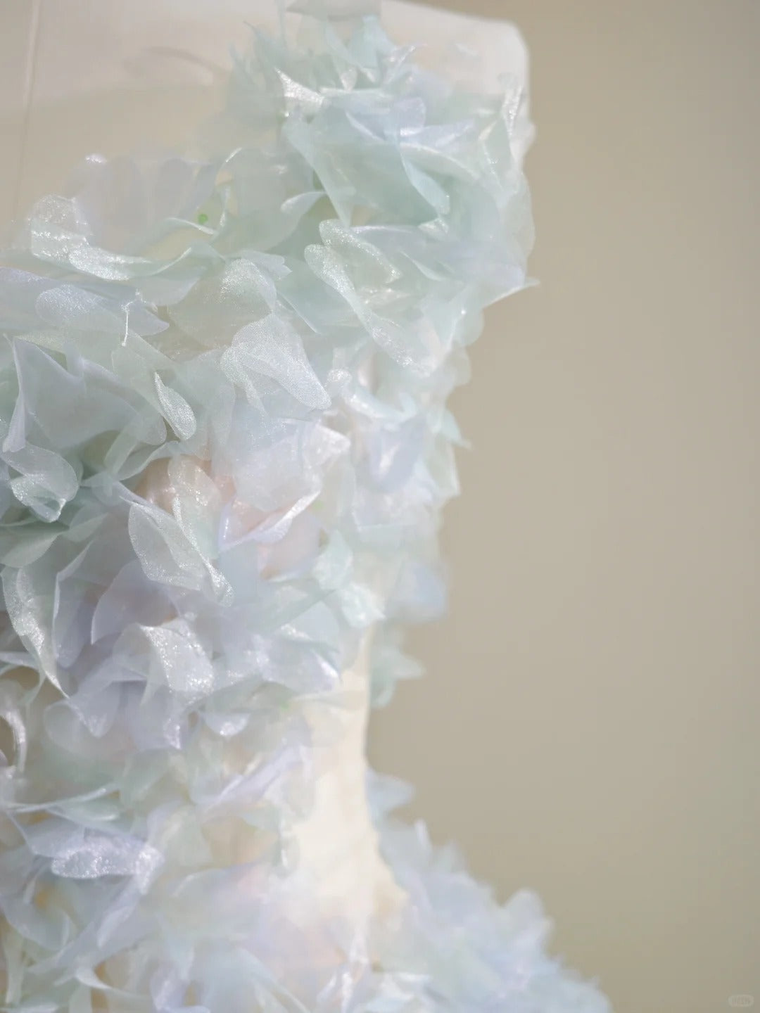 Girlhomeshops - Speziell angepasstes, feenhaftes, elegantes, langes Ballkleid aus Tüll in der Farbe Monet Garden gh5061