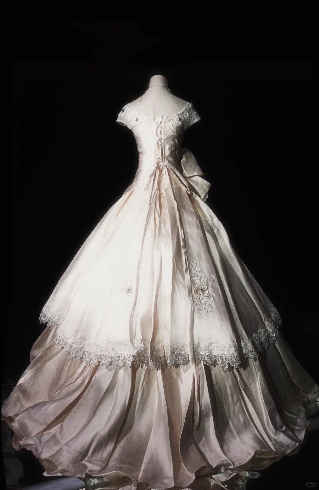 Elfenbeinweißes Kleid für Erwachsene, süß, elegant, Tüll, lang, Ballkleid, Abendkleid, gh4470